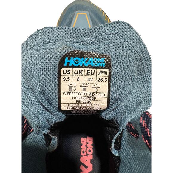 HOKA Men's Speedgoat 2 Mid GTX Shoes SIZE 9.5 GUC - Picture 5 of 7